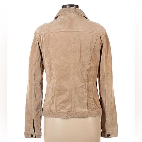 For Joseph Vintage light tans Suede Jacket size XL - Picture 2 of 8